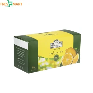 چای سبز کیسه ای احمد با عطر لیمو