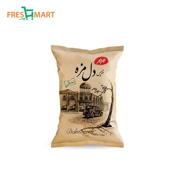 مزمز چیپس دل مزه 90 گرم